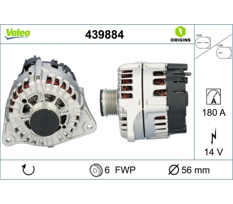 Alternátor VALEO 439884