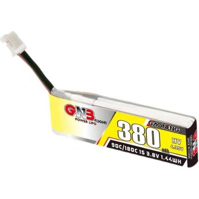 GAONENG GNB LiHV Battery 1S 3.8V 380mAh 90C PH2.0 Cabled