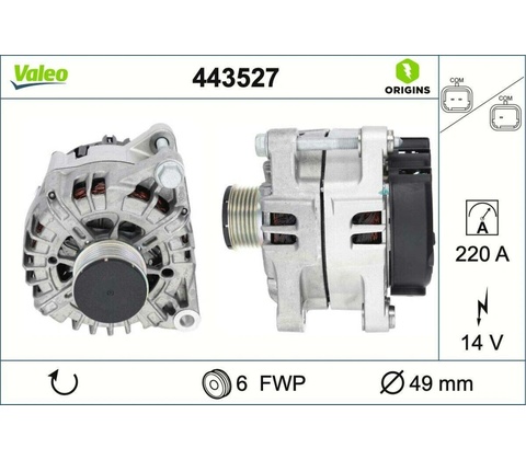 Generátor VALEO 443527