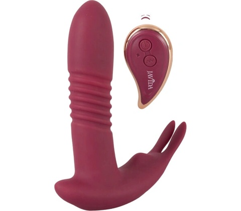 Javida RC Hands-free 3 Function Vibrator Red