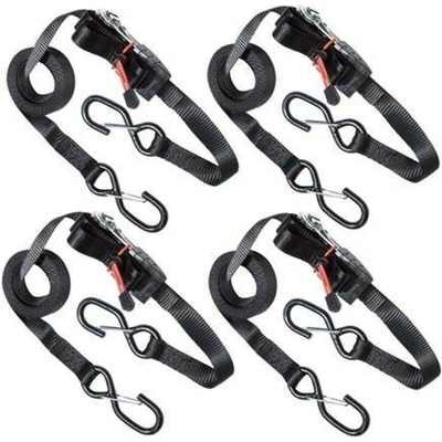 Master Lock - Set 4 ks upínací popruhy s ráčnou a háčky Master Lock 3056EURDAT - 425 cm