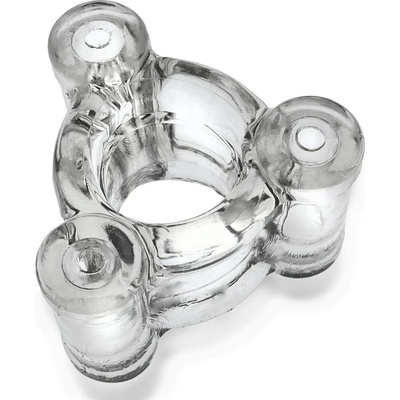 OXBALLS Buzz Squeeze Ballsack Intense Triple 360 Vibe-Clear