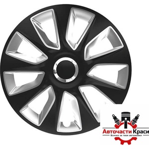 Versaco Тасове за джанти 16'' Versaco Stratos RC Black / Silver (56374) - avtochastikrasi