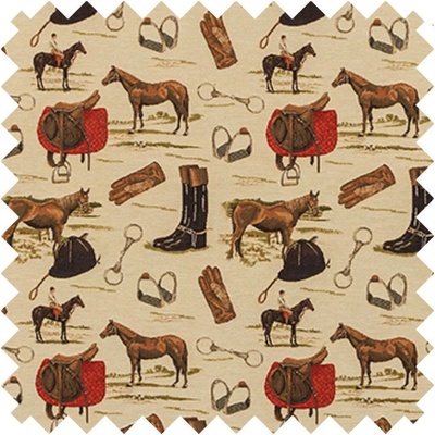 BARRINGTON FURNITURE Potahová látka koně béž 140cm