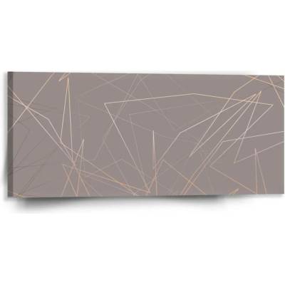 Sablio Obraz Trojúhelníková abstrakce - 110x50 cm