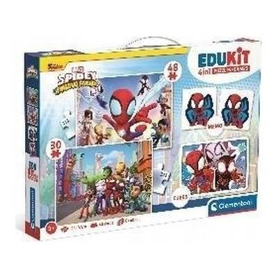 Clementoni Комплект игра/пъзел, Clementoni, Spidey, memo, 6 кубчета, многоцветни (GXP-918679)