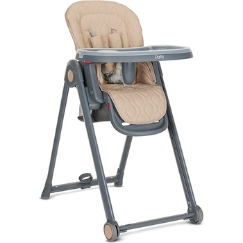 Lorelli СТОЛ ЗА ХРАНЕНЕ party beige leather (10100372507)