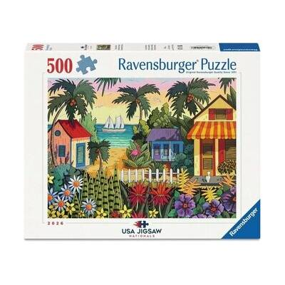 RAVENSBURGER USA Jigsaw Nationals Tropická atmosféra 500 dielov
