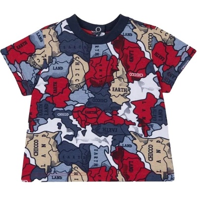 Chicco Boys Tee Red Printed