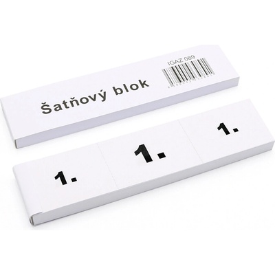 Igaz 089 Šatňový blok, 100 lístkov