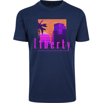 Mister Tee Мъжка тениска в син цвят Mister Tee Liberty Sunset UB-MT2792-01496 - Син, размер XXL