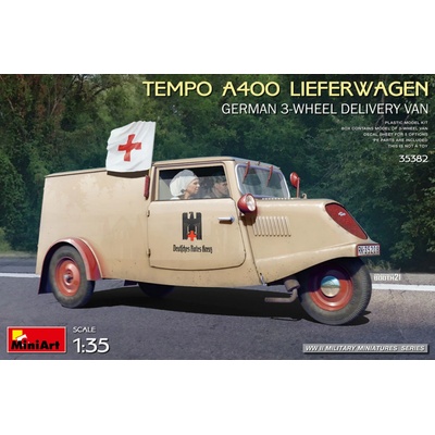 MiniArt Tempo A400 Lieferwagen. German 3-Wheel Delivery Van 1:35