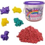 Play-Toys Творчески комплект PlayToys - Пясък за игра с формички, 400 g, розов (70652 )