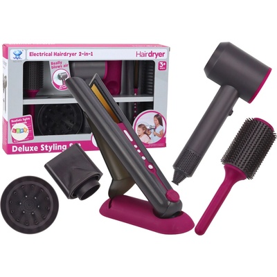 LEAN Toys Kadernícka súprava Fén na vyrovnávanie vlasov