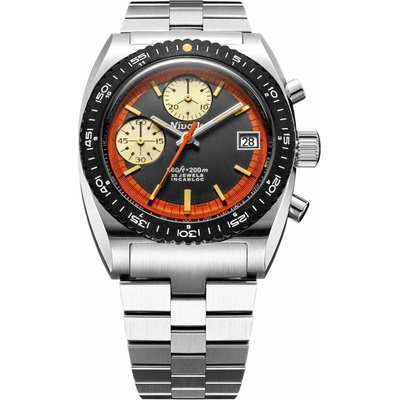 Nivada Grenchen Autochron Orange - Bracelet
