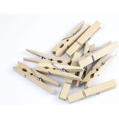 Dřevěné kolíčky jumbo 48 mm – pevné kolíčky z dřeva Počet kusů: 10 – Zboží Dáma