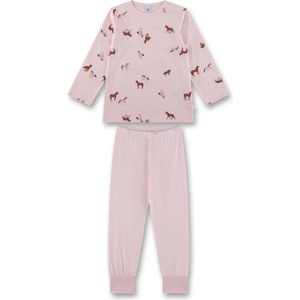 Sanetta Детско ежедневно термо бельо Sanetta Kid's Pyjama Long AOP 233564 Pyjamas - Rosa - размер 104 (EU) (714-1398-0113)