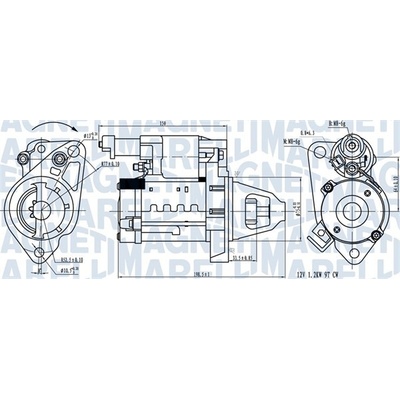 MAGNETI MARELLI Startér 063721642610