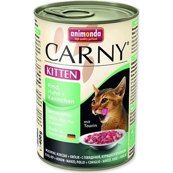 Carny Kitten hovězí kuře & králík 400 g