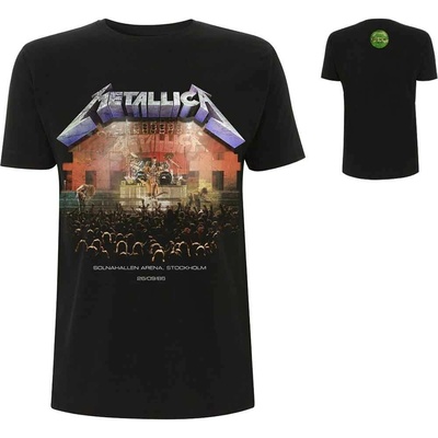 Metallica tričko Stockholm '86. Black