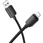 hoco. iPhone 14 Plus / 14 Pro Max / 14 Pro HOCO X113 кабел за данни USB - Lightning, 100 см, ЧЕРЕН X113_BLACK (X113_BLACK)