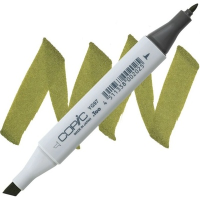 Lihová fixa COPIC Classic oboustranná Fine & Chisel, Spanish olive (YG97)