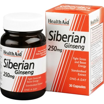 HEALTHAID Хранителна добавка Сибирски Жен шен, Health Aid Siberian Ginseng 250mg 30 Caps Immune System