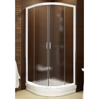 Ravak Blix Sprchový kút štvrťkruhový 90 cm hroznovo biely 3B270100ZG BLCP4-90