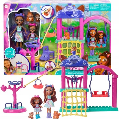 Mattel Enchantimals Detské ihrisko v meste