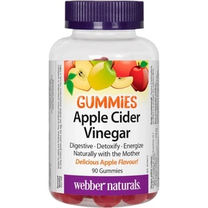 Webber Naturals Apple Cider Vinegar Gummies [90 желирани бонбони]