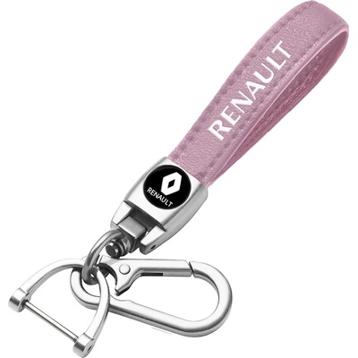 Prívesky na kľúče RENAULT ružová koža