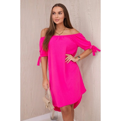 Fashionweek dámske šaty ľahké a vzdušné šaty K3320T fuchsia