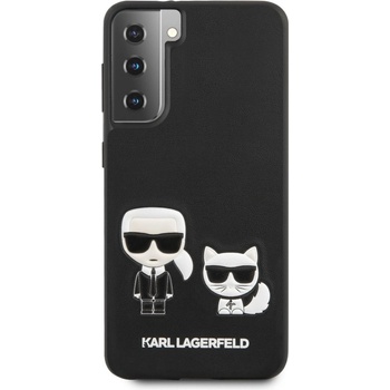 Púzdro Karl Lagerfeld PU Karl &Choupette Samsung Galaxy S21+ čierne