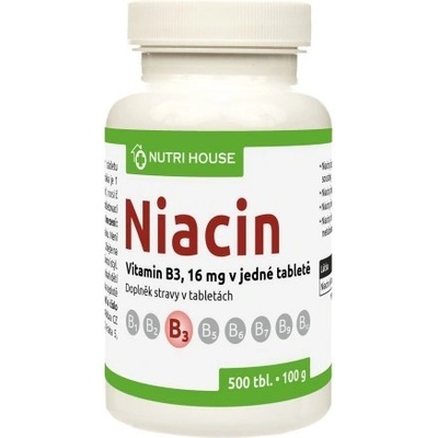 Nutristar Niacin vit. B3 500 tabliet
