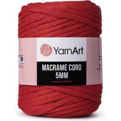 Příze Macrame Cord 5 mm 500 gramů - 764 žlutá