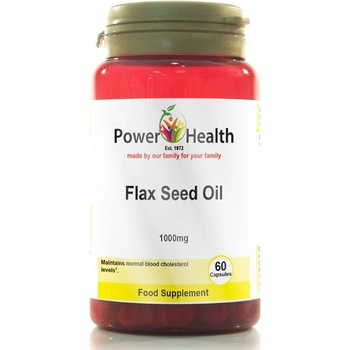 Power Health Ленено масло (органик) 1000 mg 60 капсули | Power Health (076560 (PHORGFL60) PWH)