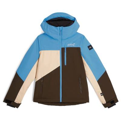 Ски яке O'Neill Girl's FWC' Cruz Triple Snow Jacket Ski jacket - Coffee Bean Colour Block - размер 128 (EU) (703-6591-0213)