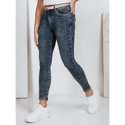 Dstreet Dámske rifle skinny UY2819 modrá svetlo