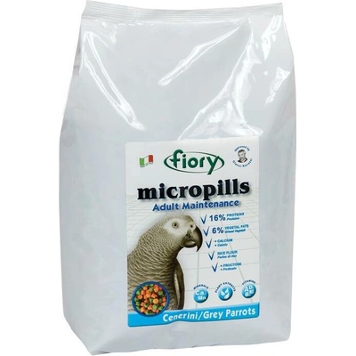 Fiory GreyParrot Adult Maintenance 10 kg 4x2,5 kg
