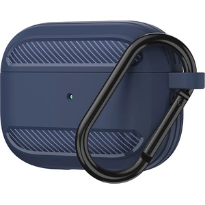 Techsuit Калъф за AirPods 3 - Carbon Silicone - Navy Blue