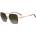 Moschino Слънчеви очила MOSCHINO Women's Rectangle Sunglasses - Burgundy Gold