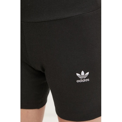 adidas Originals Къс панталон adidas Originals Essential в черно с изчистен дизайн с висока талия JD1548 (JD1548)