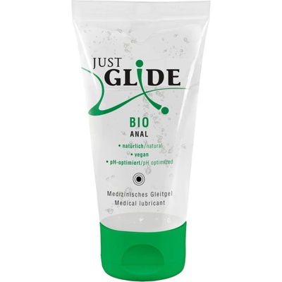 Just Glide Bio ANAL - водна база веган лубрикант (50 ml)