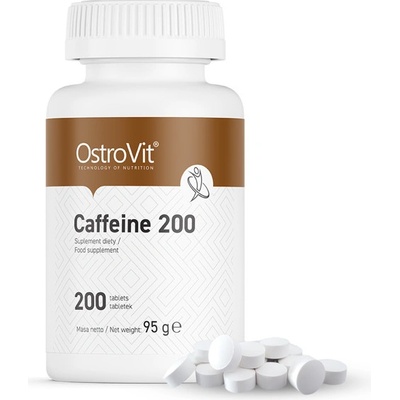 OstroVit CAFFEINE 200 200 tablet – Zboží Dáma