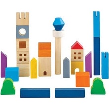 PlanToys Stavebnice - Ve městě