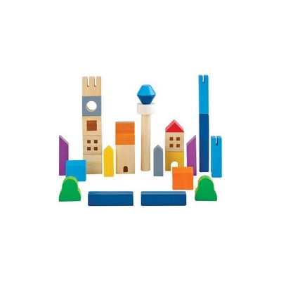 PlanToys Stavebnice - Ve městě