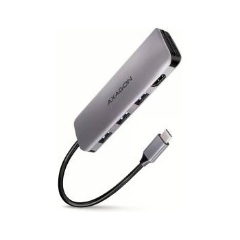 AXAGON AXAGON HMC-HCR3A cable, USB 3.2 Gen 1 hub, 3x USB-A ports, HDMI 4K/30Hz, SD/microSD, 20cm USB-C cable