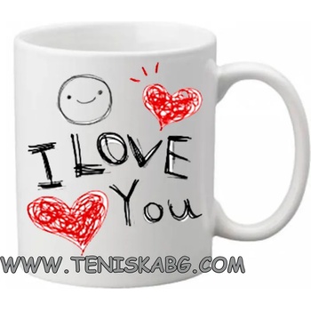 Image 1 of PRC-SUB I love you; Hearts чаша