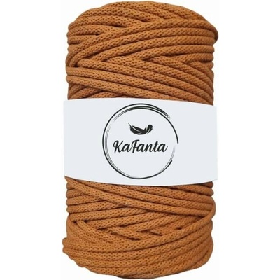 Bavlnená šnúra KaFanta 5 mm - tekvicová