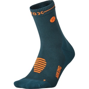 STOX Energy Socks Мъжки туристически чорапи STOX Energy Socks Hiking Dryarn Ankle Socks Walking socks - Petrol / Orange - размер 46-49 (EU) (207-2104-0213)